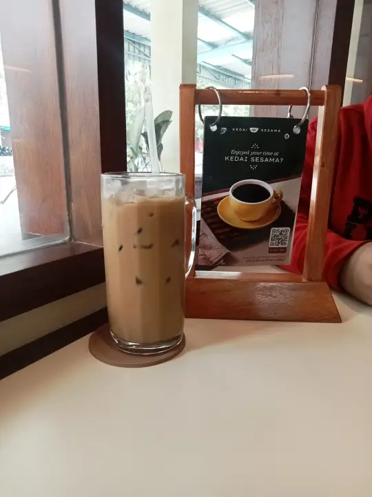 Iced coffee at Kedai Sesama